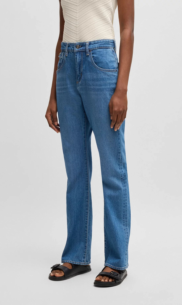 HUGO BOSS: Прямые джинсы