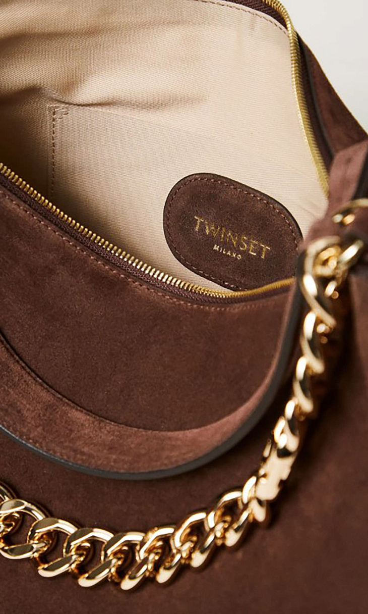 TWINSET: Сумка из замши