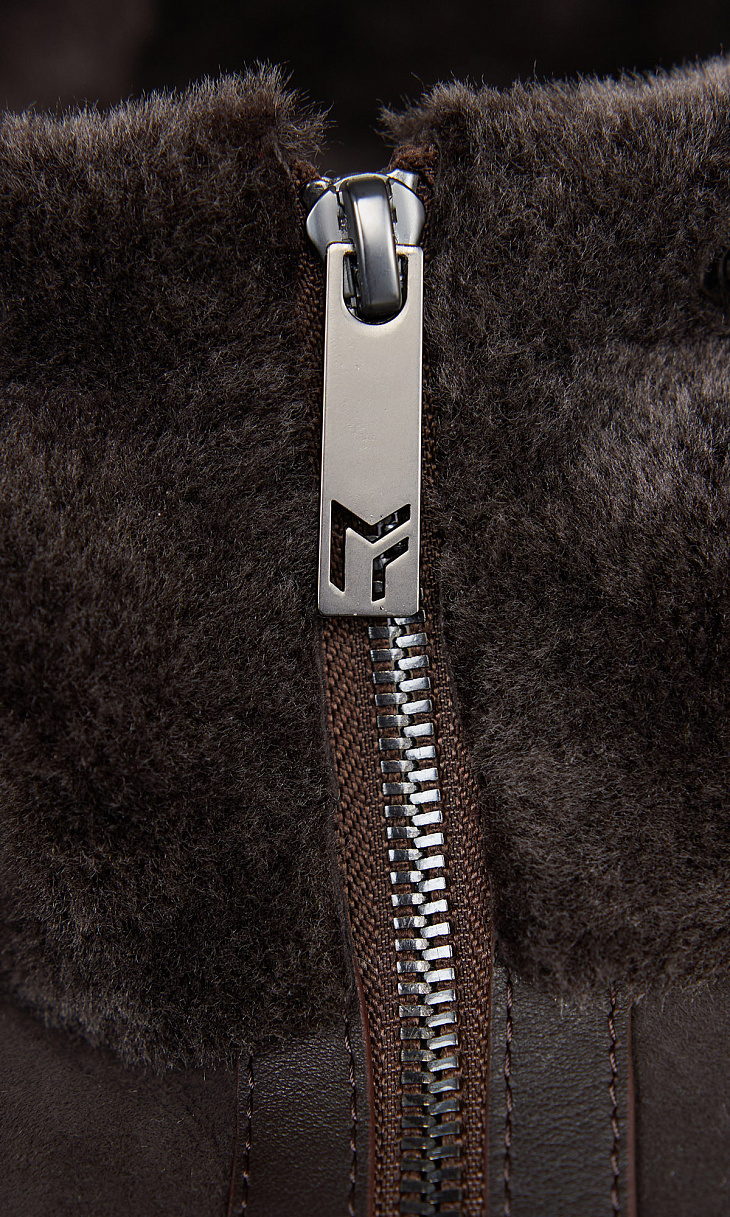 MARION FASHION: Дубленка с отстегивающимися рукавами