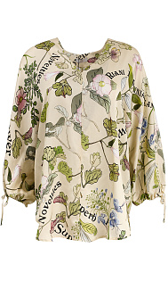 Блуза с принтом