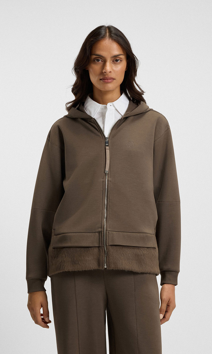 HUGO BOSS: Толстовка на молнии