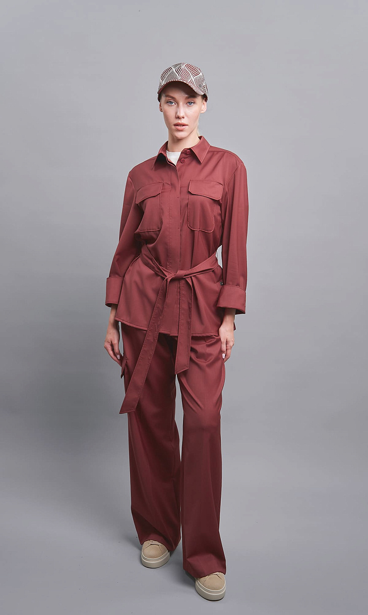 BOGNER: Блуза с поясом