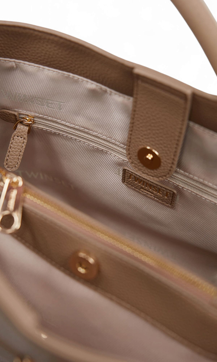 TWINSET: Сумка-тоут с карманом на молнии