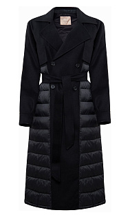 Комбинированное пальто