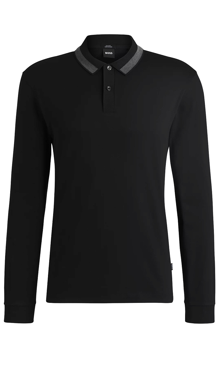 HUGO BOSS: Поло из хлопка