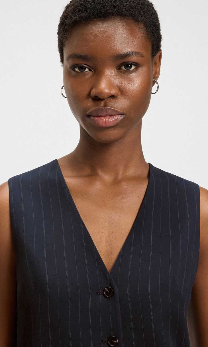 HUGO BOSS: Жилет из вискозы