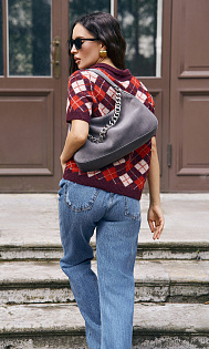 Сумка из замши