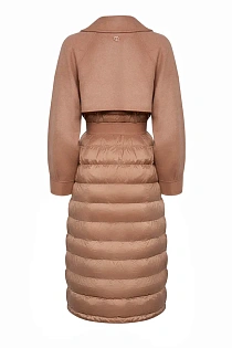 Комбинированное пальто