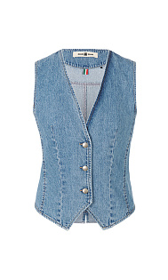 Жилет из денима