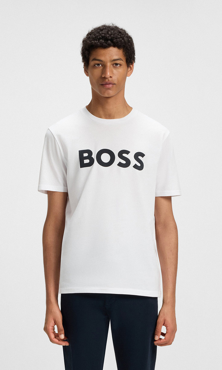 HUGO BOSS: Футболка с логотипом
