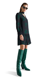 Платье с принтом