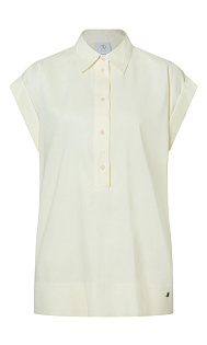 Блуза из льна и вискозы