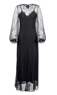 Платье с кружевом