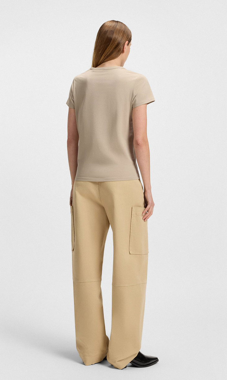 HUGO BOSS: Футболка из хлопка