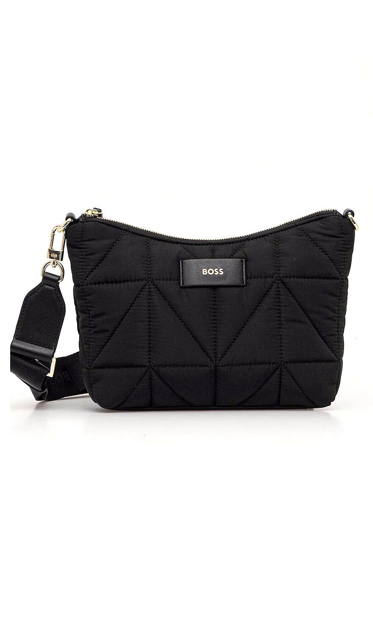 HUGO BOSS: Сумка из текстиля с логотипом