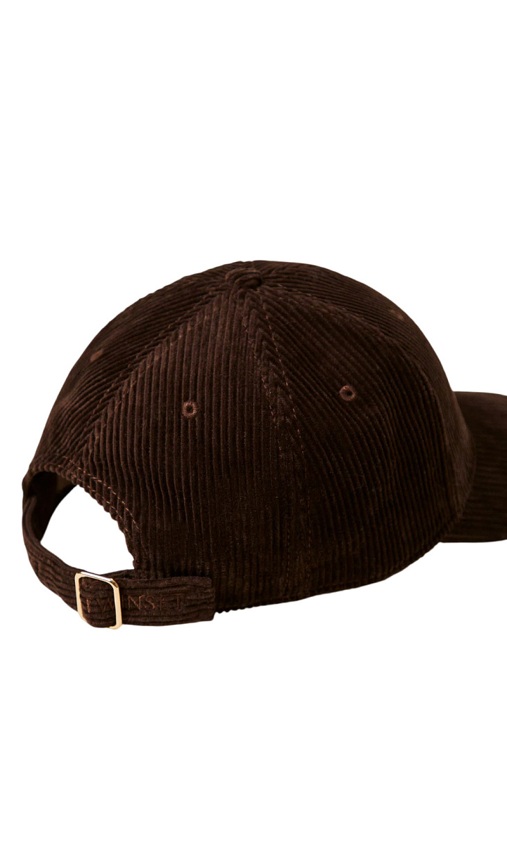 TWINSET: Вельветовая кепка с логотипом