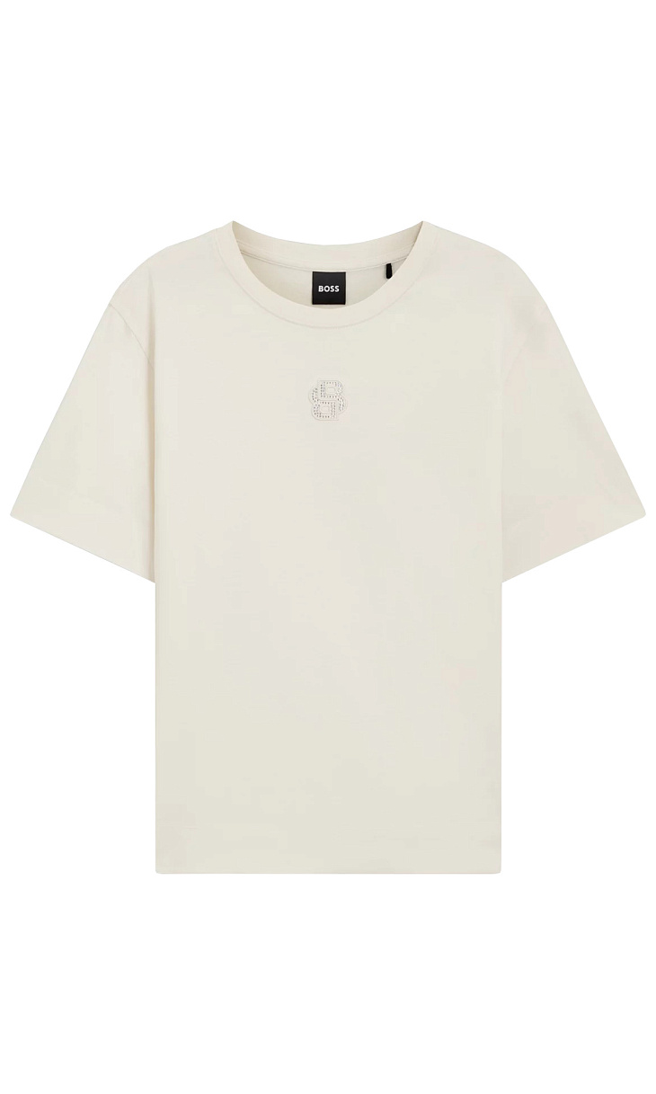 HUGO BOSS: Футболка с монограммой