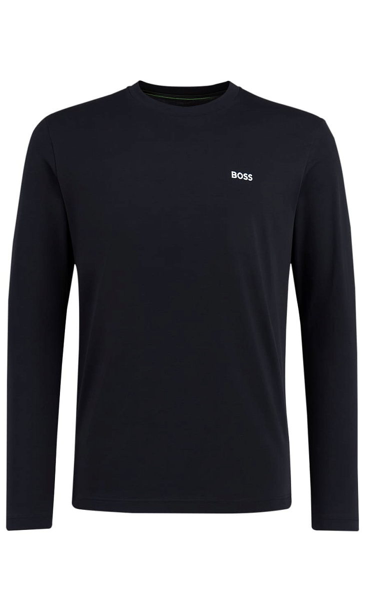 HUGO BOSS: Лонгслив с логотипом