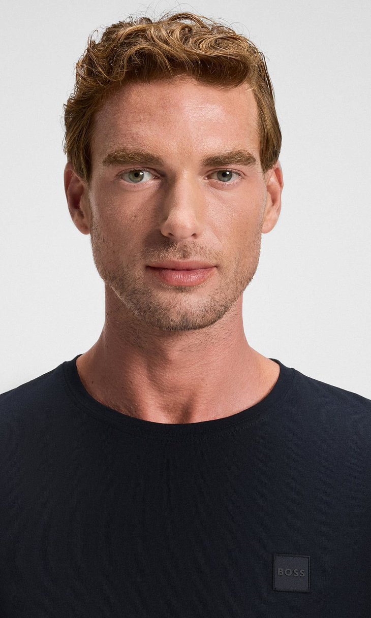 HUGO BOSS: Лонгслив с логотипом