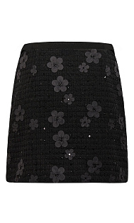 Юбка с пайетками