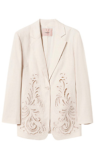Пиджак с вышивкой