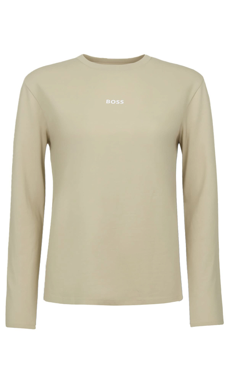HUGO BOSS: Лонгслив с логотипом