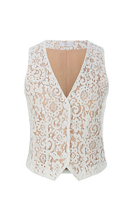 Кружевной жилет