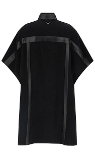 Двухслойная накидка из шерсти