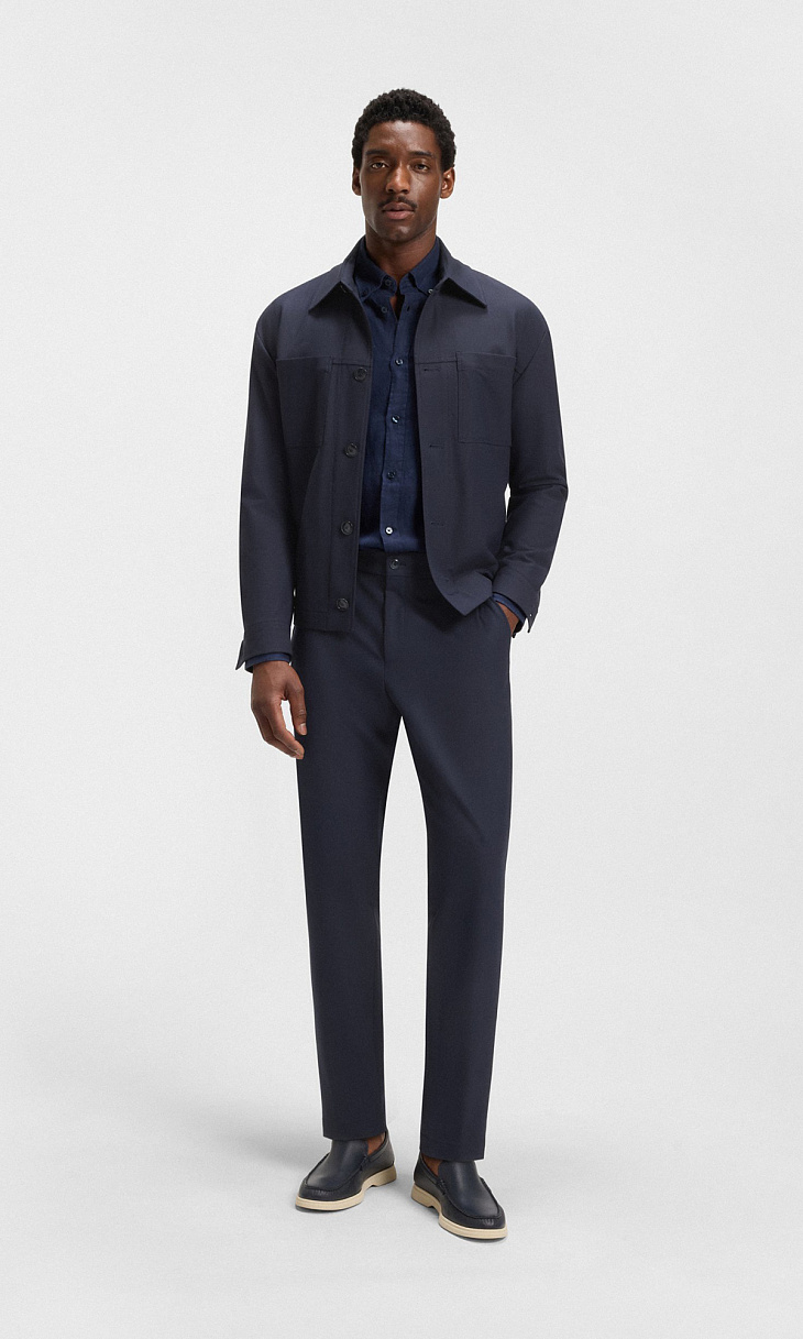 HUGO BOSS: Рубашка с карманами