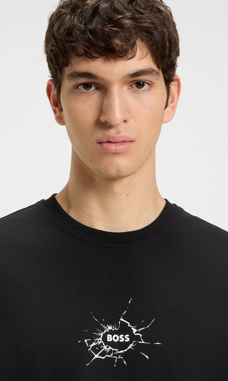 HUGO BOSS: Футболка с логотипом