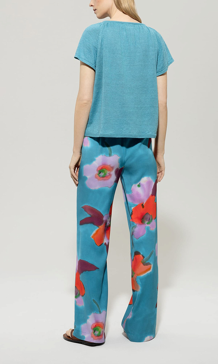 LUISA CERANO: Брюки с принтом