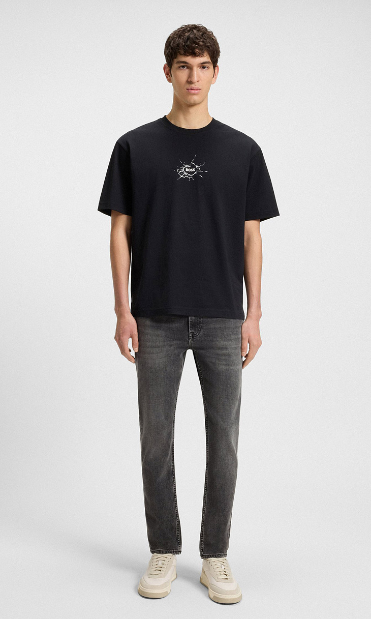 HUGO BOSS: Джинсы из хлопка