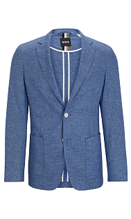 Пиджак с накладными карманами