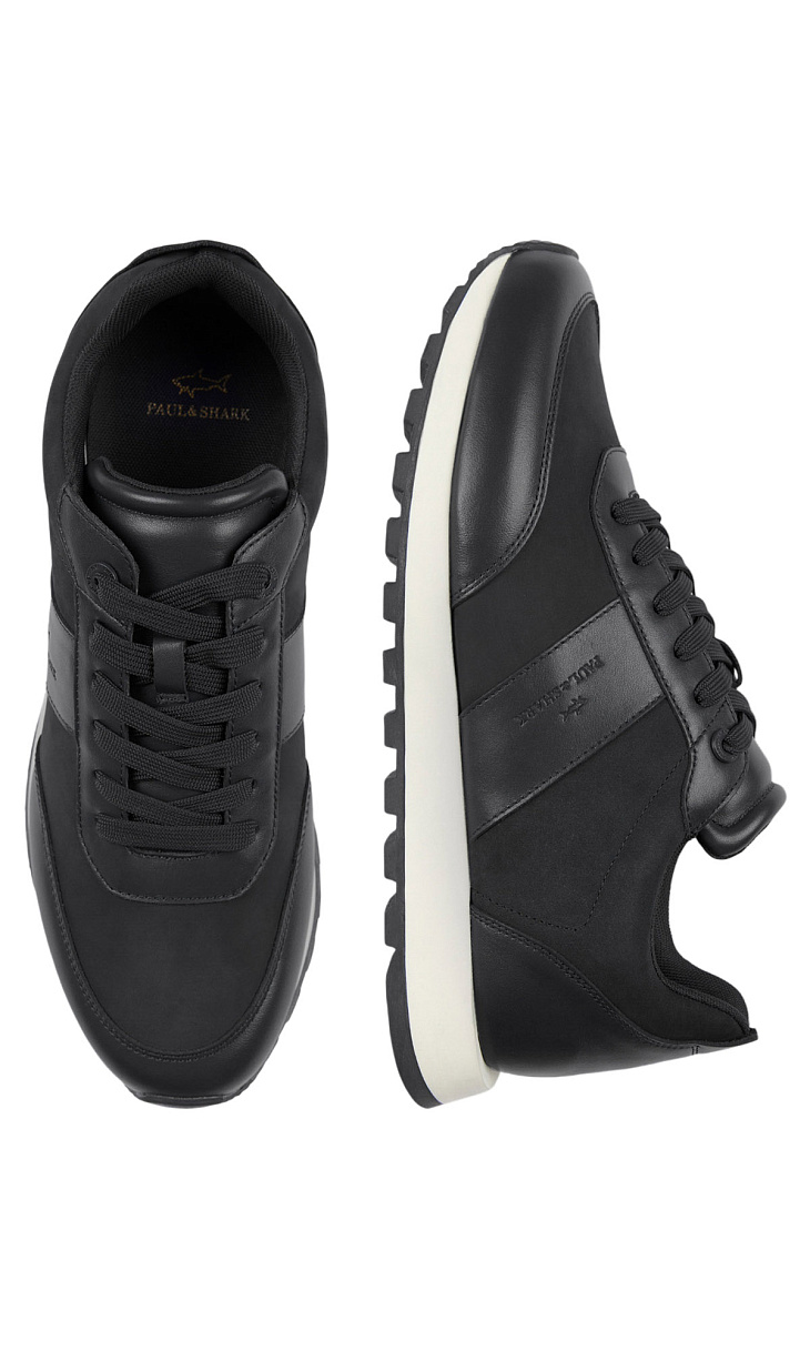 Paul Shark: Кроссовки из кожи и замши