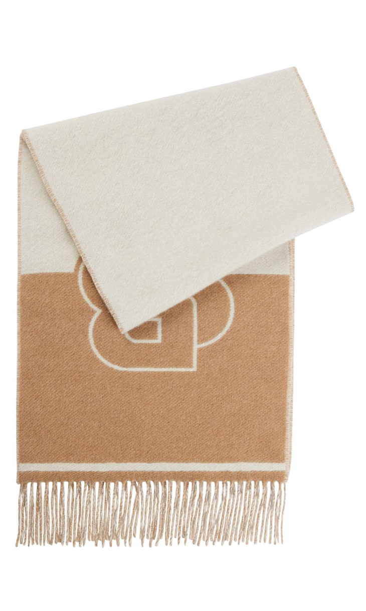 HUGO BOSS: Шарф из шерсти