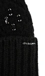 TWINSET: Шапка со стразами