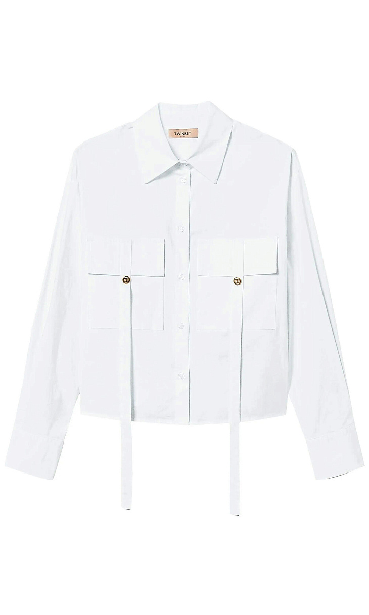 TWINSET: Рубашка с карманами