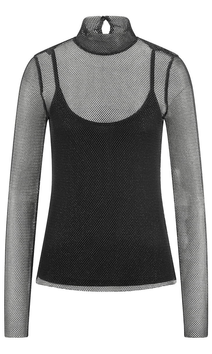 RIANI: Блуза из сетчатой ткани