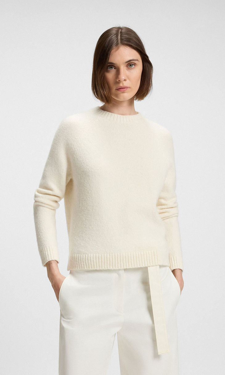 HUGO BOSS: Пуловер с шерстью альпака