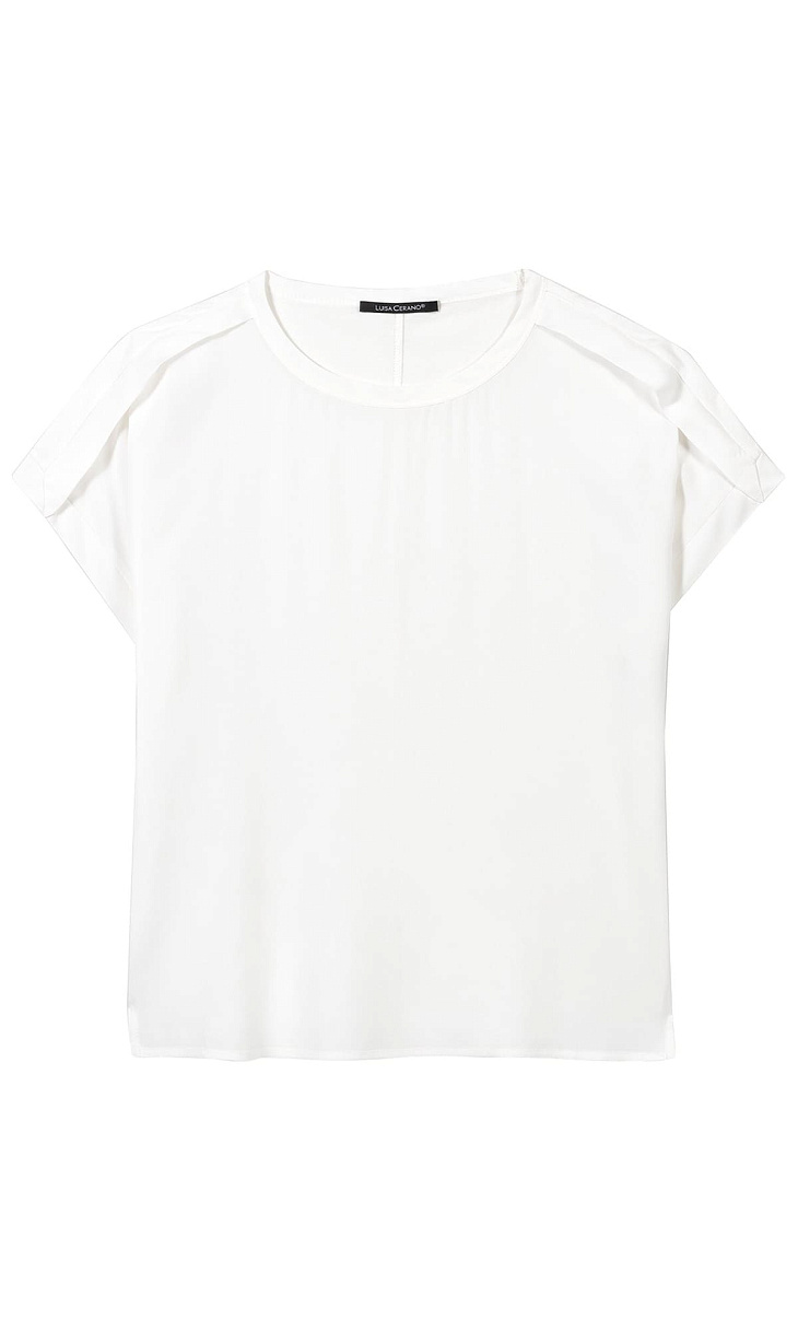 LUISA CERANO: Футболка с шелком