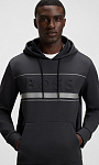 HUGO BOSS: Толстовка с тисненым логотипом