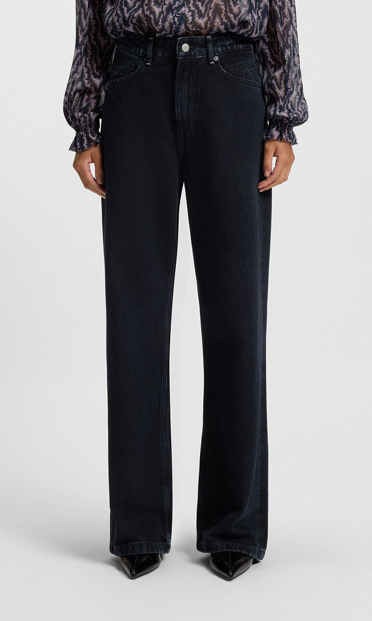 HUGO BOSS: Широкие джинсы