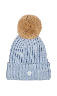 Шапка с помпоном