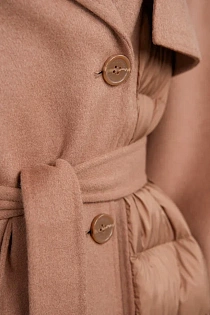 Комбинированное пальто