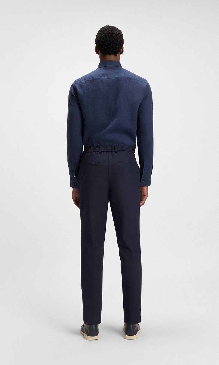 HUGO BOSS: Брюки зауженного кроя