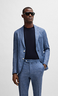 Пиджак с накладными карманами