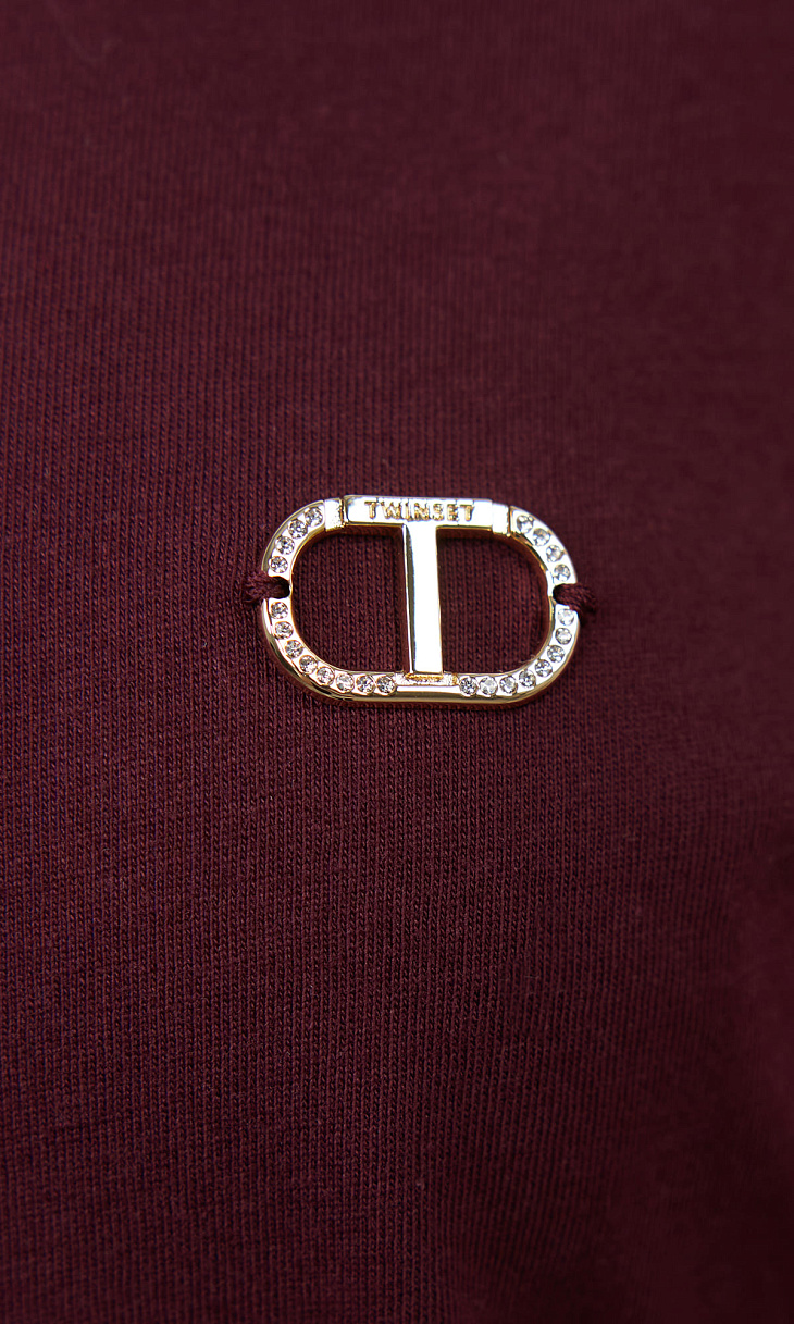 TWINSET: Футболка с логотипом