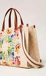TWINSET: Сумка-шопер с цветочным принтом