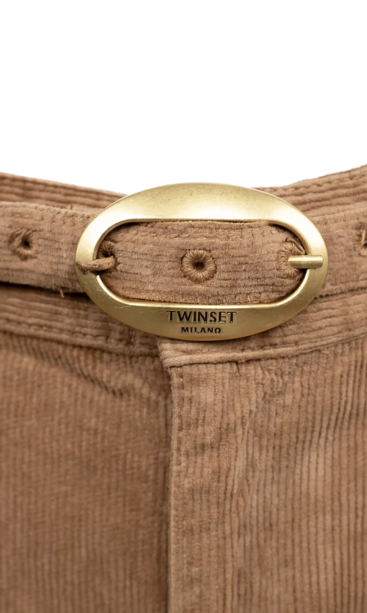 TWINSET: Вельветовые брюки