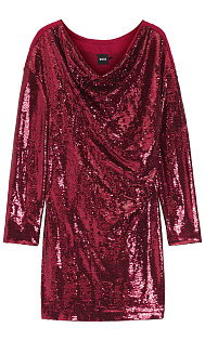Платье с пайетками